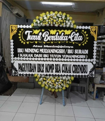 Papan Bunga di Padjadjaran Suites Resort Bogor